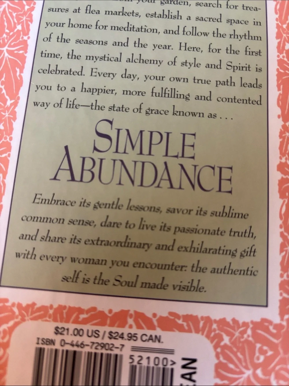 A Daybook of Comfort and Joy by Sarah Breathnach
